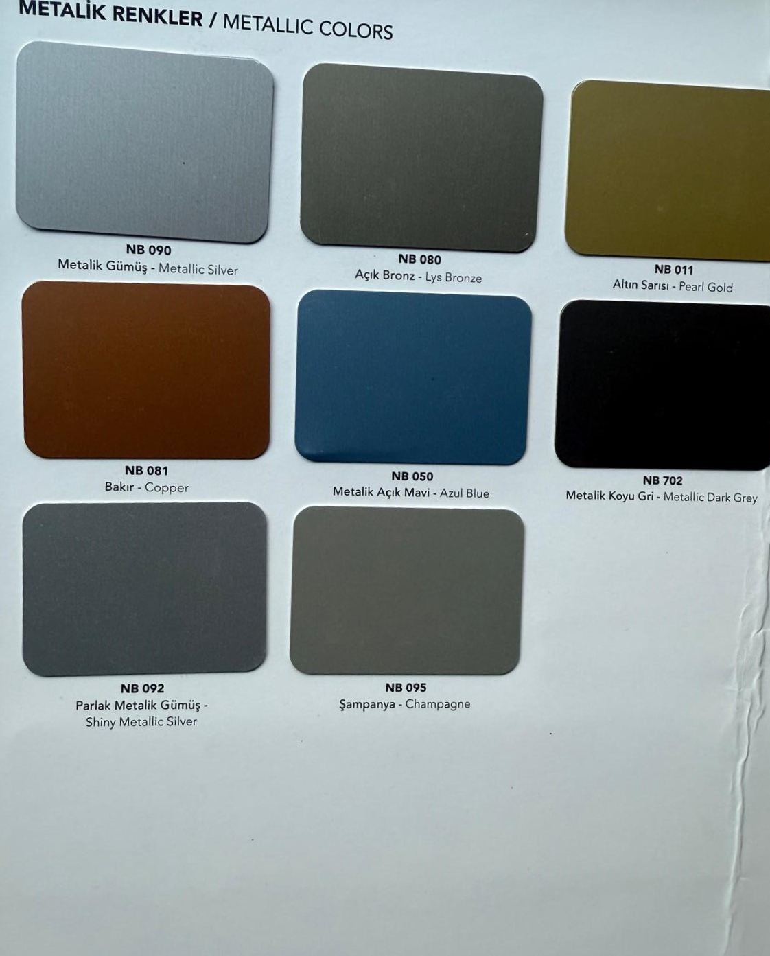 ASAŞ kompozit panel kartelası